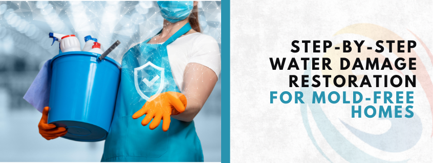 step-by-step water damage restoration