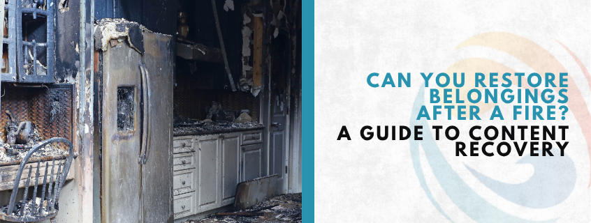 restore belongings after a fire