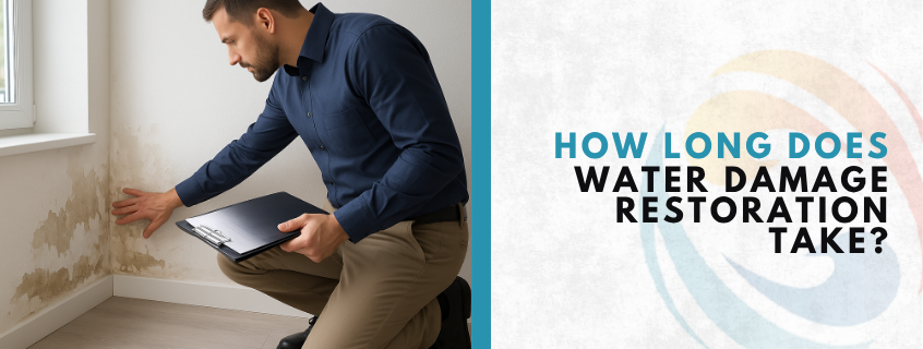 water damage repair timeline