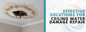ceiling water damage repair