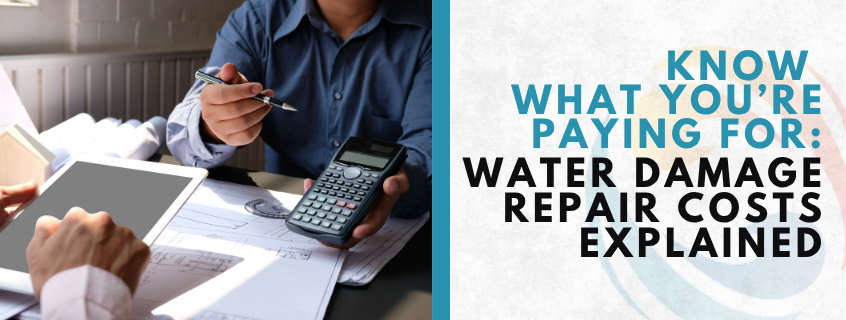 cost of water damage repair