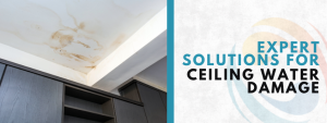 how to fix water damaged ceiling