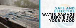 how to repair water damaged wood