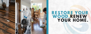how to restore water damaged wood