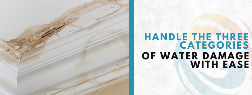 three categories of water damage