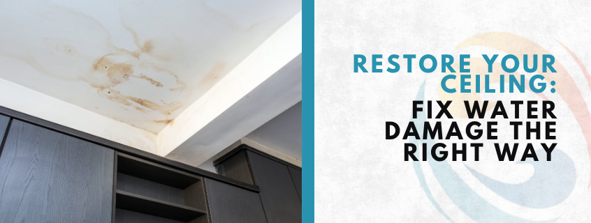 how to repair ceilings with water damage
