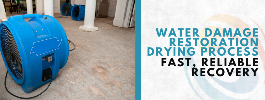 water damage restoration drying process