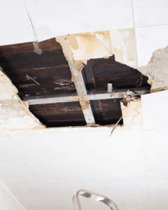 roof leak signs
